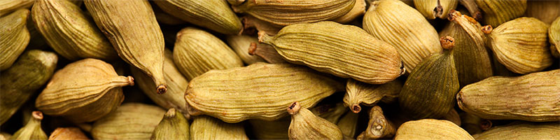 Dried cardamom seeds
