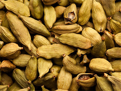 Dried cardamom seeds